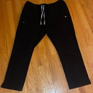 FIGS BLACK SCRUB BOTTOMS XXL
